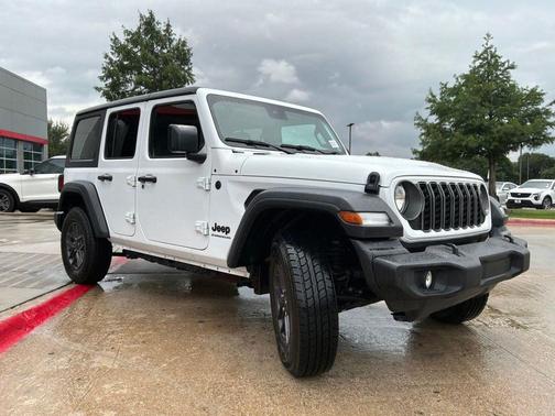 Bright White Clearcoat 2025 Jeep Wrangler Sport S