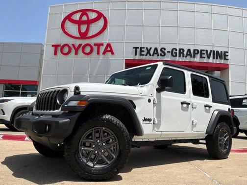 Bright White Clearcoat 2025 Jeep Wrangler Sport S