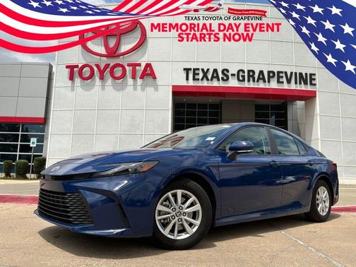 Blue 2025 Toyota Camry LE