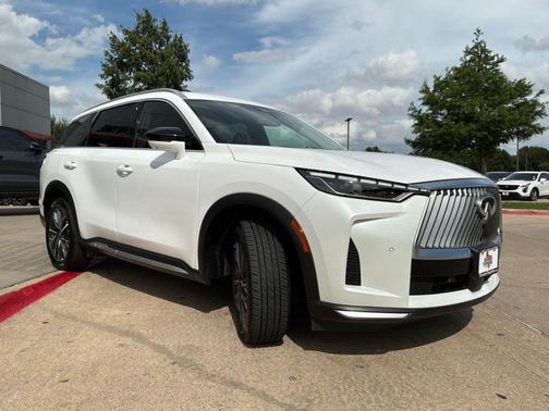 Radiant White 2026 INFINITI QX60 LUXE AWD