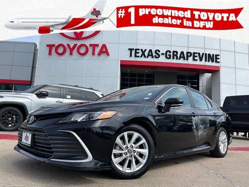 Midnight Black Metallic 2023 Toyota Camry LE