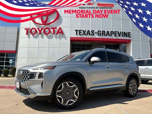 Shimmering Silver 2021 Hyundai SANTA FE Limited