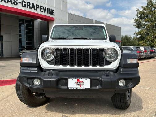 Bright White Clearcoat 2025 Jeep Wrangler Sport S