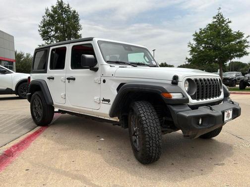 Bright White Clearcoat 2025 Jeep Wrangler Sport S