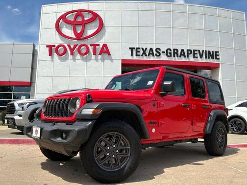 Firecracker Red Clearcoat 2025 Jeep Wrangler Sport S