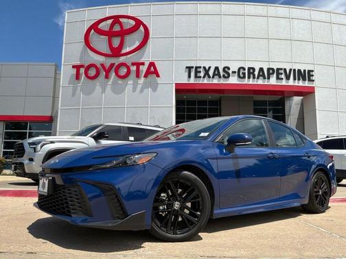 Blue 2025 Toyota Camry SE