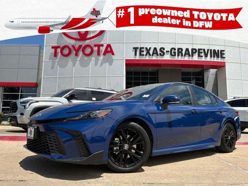 Blue 2025 Toyota Camry SE