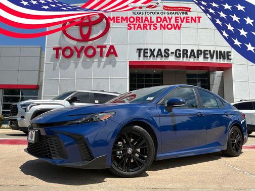 Blue 2025 Toyota Camry SE