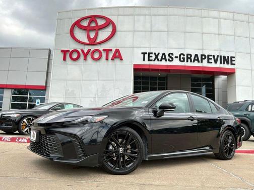 Midnight Black Metallic 2025 Toyota Camry SE