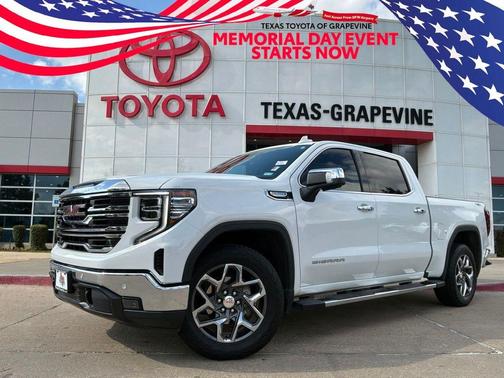 Summit White 2024 GMC Sierra 1500 SLT