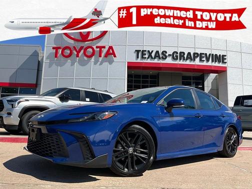 Blue 2025 Toyota Camry SE