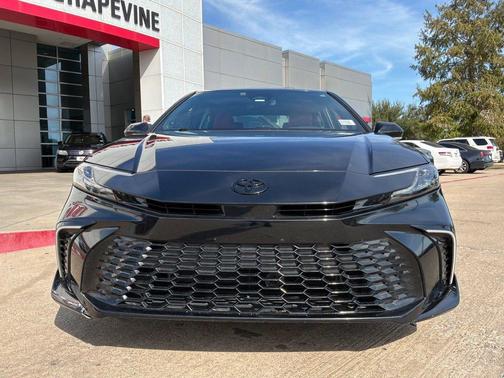 Midnight Black Metallic 2025 Toyota Camry XSE