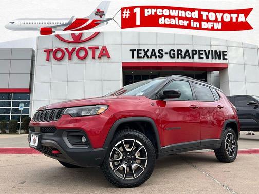 Red Hot Pearlcoat 2025 Jeep Compass Trailhawk