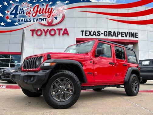 Firecracker Red Clearcoat 2025 Jeep Wrangler Sport S
