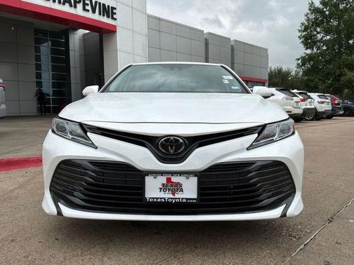Super White 2020 Toyota Camry LE