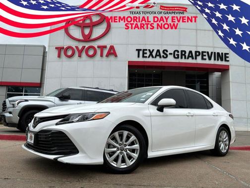 Super White 2020 Toyota Camry LE