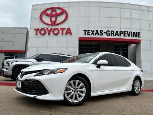 Super White 2020 Toyota Camry LE
