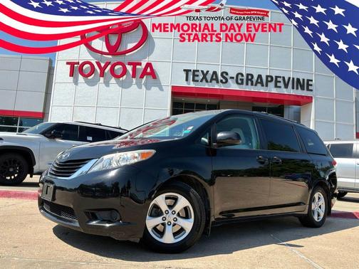 Black 2013 Toyota Sienna LE