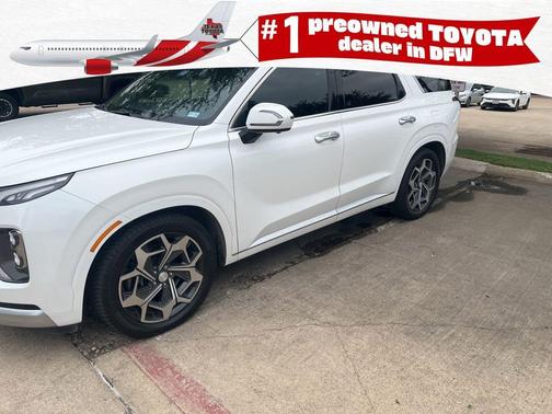 Hyper White 2021 Hyundai PALISADE Calligraphy
