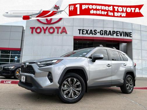 Silver Sky Metallic 2023 Toyota RAV4 Hybrid XLE Premium