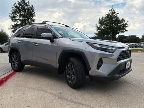 Silver Sky Metallic 2023 Toyota RAV4 Hybrid XLE Premium
