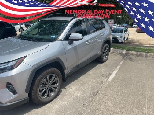 Silver Sky Metallic 2023 Toyota RAV4 Hybrid XLE Premium