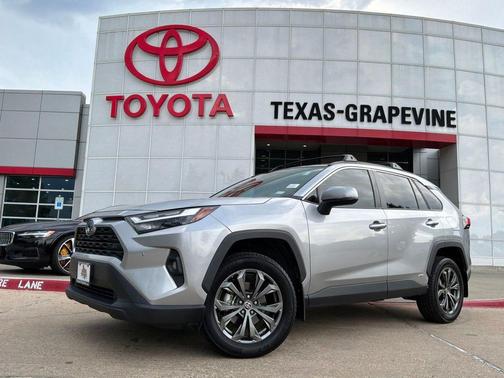 Silver Sky Metallic 2023 Toyota RAV4 Hybrid XLE Premium
