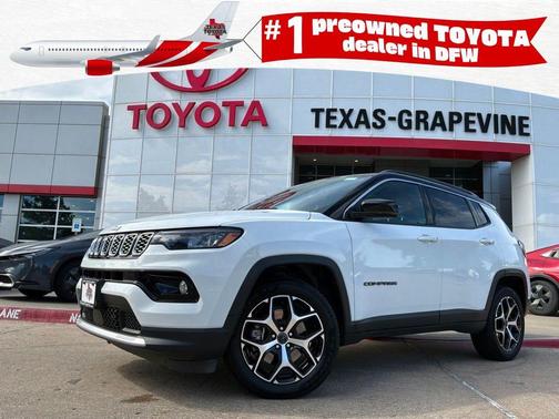 Bright White Clearcoat 2025 Jeep Compass Limited