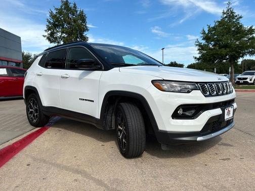 Bright White Clearcoat 2025 Jeep Compass Limited
