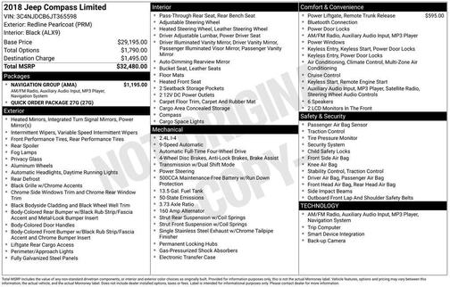 2018 Jeep Compass Limited