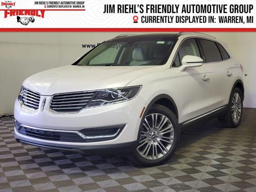 White Platinum Metallic Tri-Coat 2018 Lincoln MKX Reserve