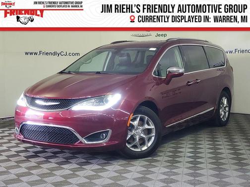 Velvet Red Pearlcoat 2018 Chrysler Pacifica Limited