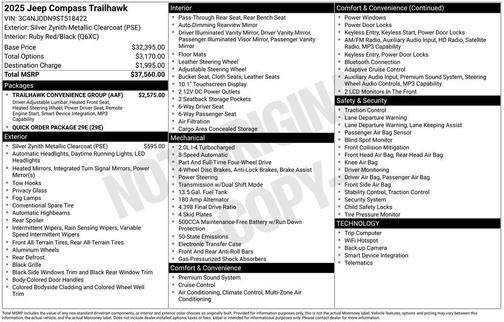 2025 Jeep Compass Trailhawk
