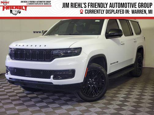 Bright White Clearcoat 2024 Jeep Wagoneer Series II Carbide 4x4