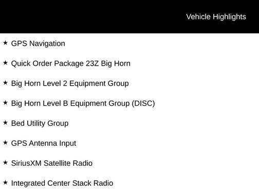 2022 RAM 1500 Big Horn/Lone Star