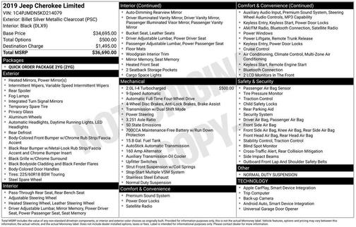 2019 Jeep Cherokee Limited