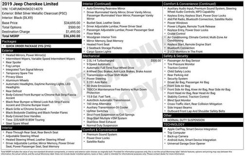 2019 Jeep Cherokee Limited