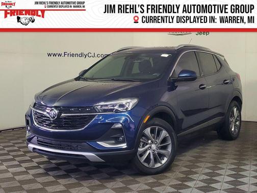 Sapphire Metallic 2023 Buick Encore GX Essence