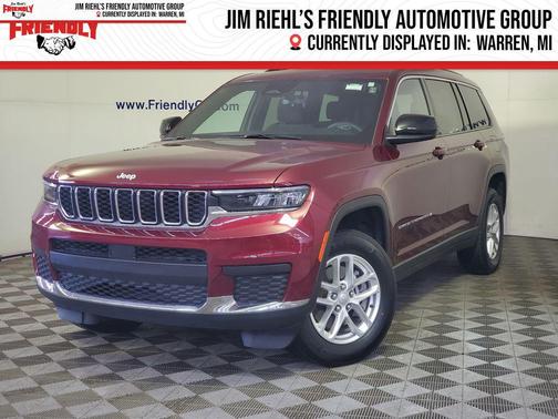Velvet Red Pearlcoat 2025 Jeep Grand Cherokee L Laredo