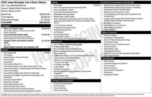 2023 Jeep Wrangler 4xe Sahara