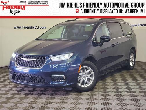 Fathom Blue Pearlcoat 2023 Chrysler Pacifica Touring L