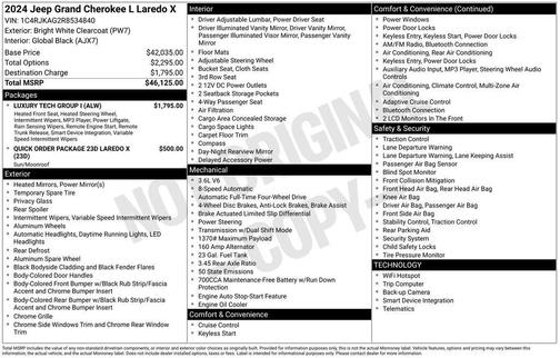 2024 Jeep Grand Cherokee L Laredo