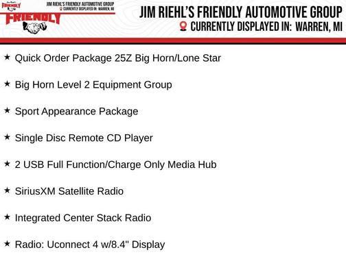 2019 RAM 1500 Big Horn