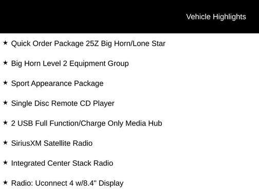 2019 RAM 1500 Big Horn