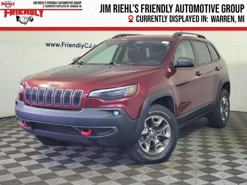 Velvet Red Pearlcoat 2019 Jeep Cherokee Trailhawk