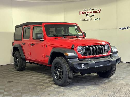 Firecracker Red Clearcoat 2026 Jeep Wrangler Sport