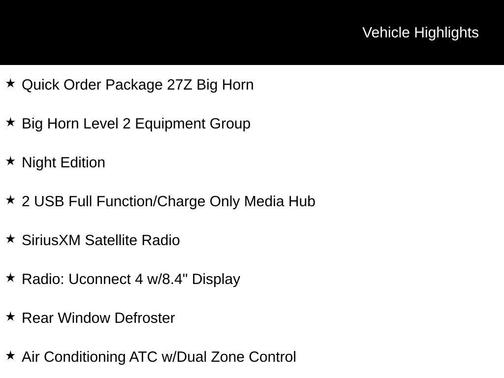 2020 RAM 1500 Big Horn/Lone Star
