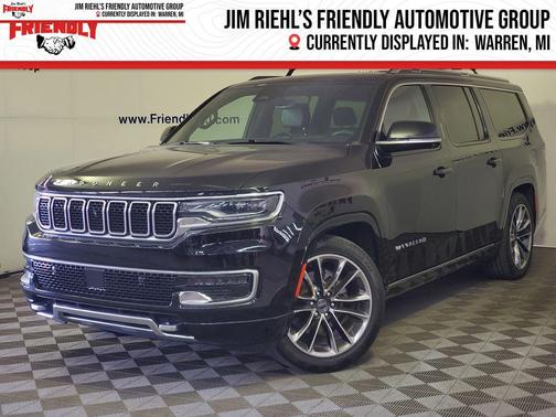 Diamond Black Crystal Pearlcoat 2024 Jeep Wagoneer L Series III 4x4