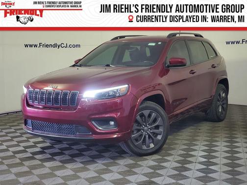 Velvet Red Pearlcoat 2019 Jeep Cherokee Limited