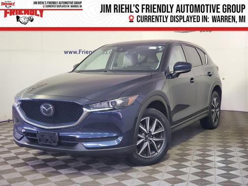 Deep Crystal Blue Mica 2018 Mazda CX-5 Touring